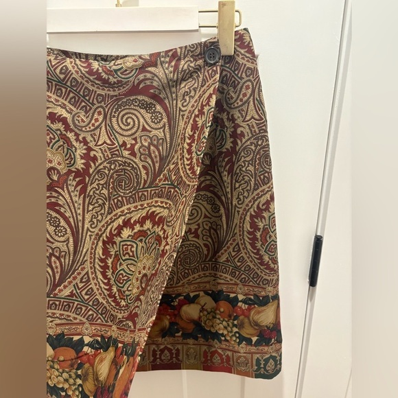 Brooks Brothers Vintage Wrap Skirt Size 10 - Picture 4 of 6